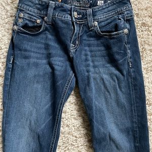 Miss Me Womens Blue Jeans Size 26 Skinny Pockets - 18